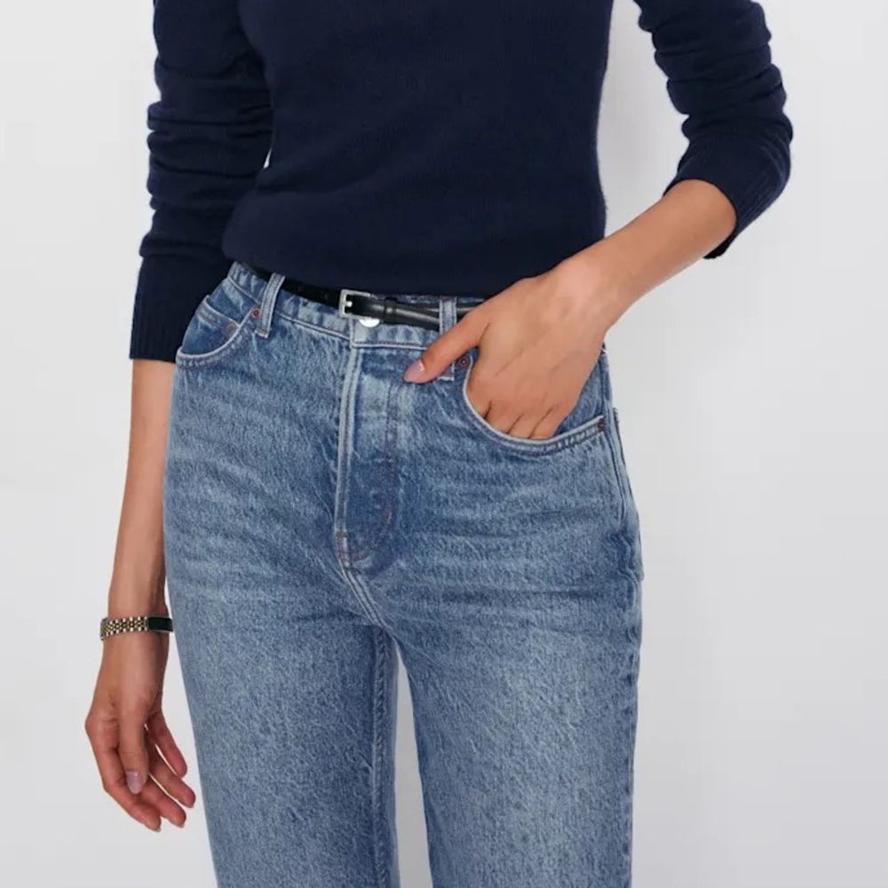 REFORMATION // Cynthia High Rise Straight Jeans size 29 short - Colorado wash - Picture 6 of 16